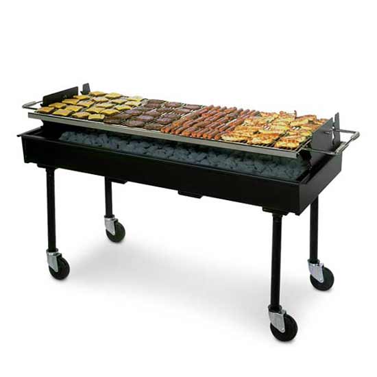 Charcoal Barbecue Grill on Wheels Rental