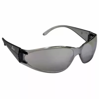 ERB Boas Safety Glasses with Smoke Frame and Silver Lens